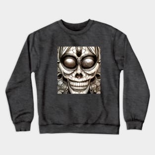 Black And White Sugar Skull 2 Muerto Crewneck Sweatshirt